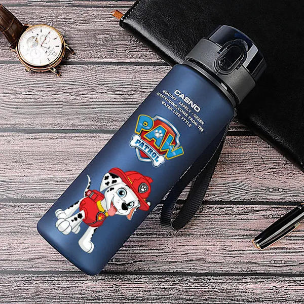 400ml Anime Figur Tecknad Paw Barn Sportpatruller Vattenflaska Chase Utomhus Plast Bärbar Vattenkopp Pojkar Flickor Present C 400ml