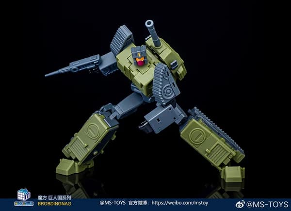 Ny transformationsleksak MS TOYS Magic Square MS-B51 Heavy Gunner Figur i lager