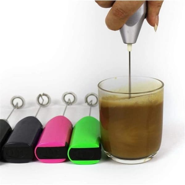 LIWI-Elektrisk Æggerører Mini Æggerører Mælkeskummer Kaffe Batteri Ægblander til Kaffeomrøring [449]