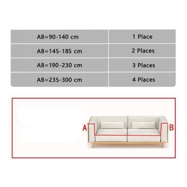 INSFITY Gul 3-seters sofatrekk - Stretch - For lengde 190-230 cm