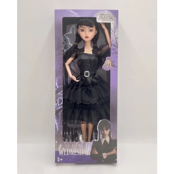 Ny onsdag Addams Familj Actionfigur Anime Rörlig docka Söt inredning Perifera tillbehör Docka Leksak Barn Födelsedagspresenter D