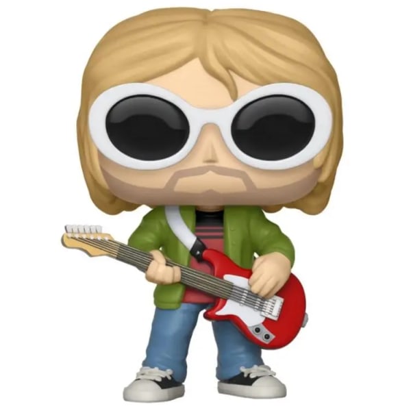 Rocks: Kurt Cobain med solglasögon 64 Vinyl Doll Action Figur Leksaker 1 with box