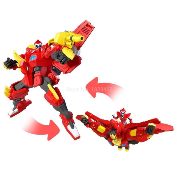 Mini Force 2 Super Dino Power Transformation Robotleksaker Actionfigurer MiniForce X Simulering Djurdeformation Dinosaurieleksak No Box 8628