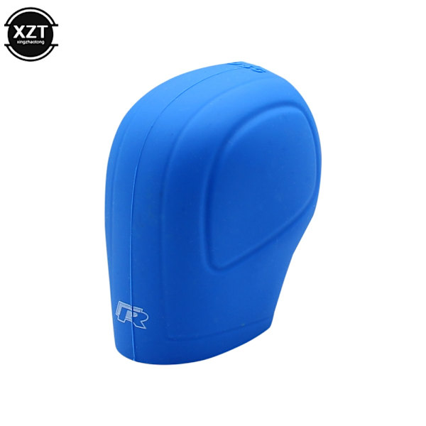 Växelspaksknopp Silikonskydd Cover Cover För VW Golf 6 GTI DSG Jetta Tiguan POLO CASE Passat B7 Tiguan Touran-blå blue