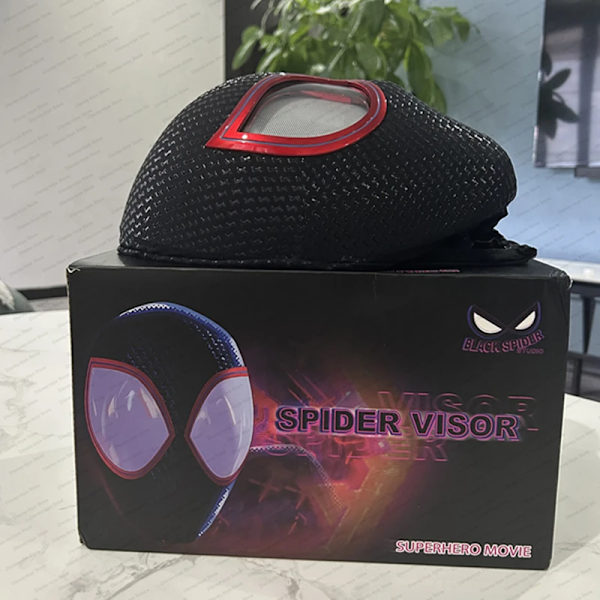 Mascara Miles Spiderman Huvudbonader Cosplay Moving Eyes Elektronisk mask Spider Man 1:1 fjärrkontroll leksaker för vuxna Barn Present Miles 2.0
