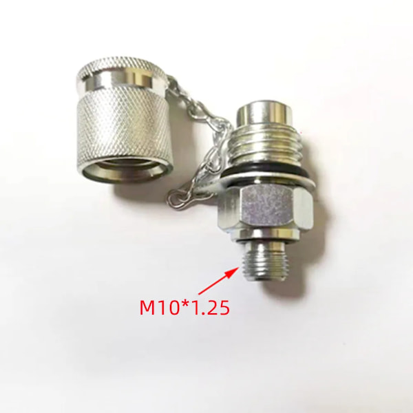 63MPa 630BAR för hydraulisk ledning Konvertera hydrauliskt trycktestadapter Testpunkt Testkoppling Adaptersystem M10X1.25