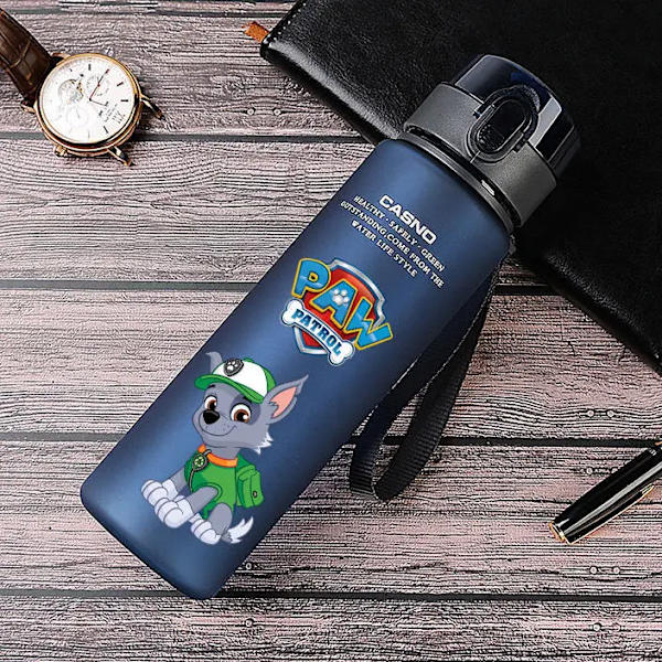 400ml Anime Figur Tecknad Paw Barn Sportpatruller Vattenflaska Chase Utomhus Plast Bärbar Vattenkopp Pojkar Flickor Present C 400ml