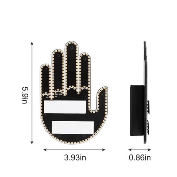 LED Gestuslys - Universal - 176 Perler - 3 Tilstande - Advarsel til bagvedkørende