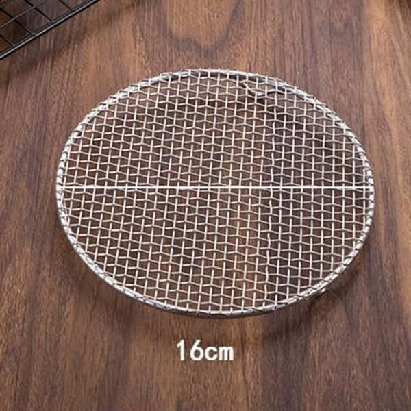 Sæt i rustfrit stål BBQ Røger Etui og Grillnet BBQ Kød Røgerboks