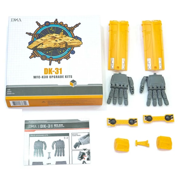 Nya Transform Robot Toy DNA Design DK-31 uppgraderingssatser för WFC-K30 Kingdom Titan Autobot Ark i lager