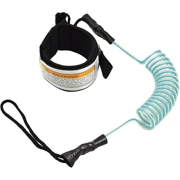 Surfkoppel, Surf Leg Rope, Spiral Paddleboard Rope, Mjukt Elastiskt Surfkoppel för Surfbräda