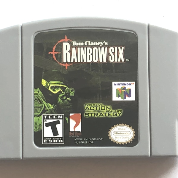 N64 Gaming Card Series 64 Bit Mary Rook Mario Kart Super smash party USA Version N64 Video Game Cartridge Card English Language TOM Clancy