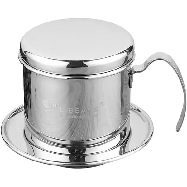 Vietnamesisk Kaffebryggare Rostfritt Stål Filter Kaffemaskin Kaffekopp