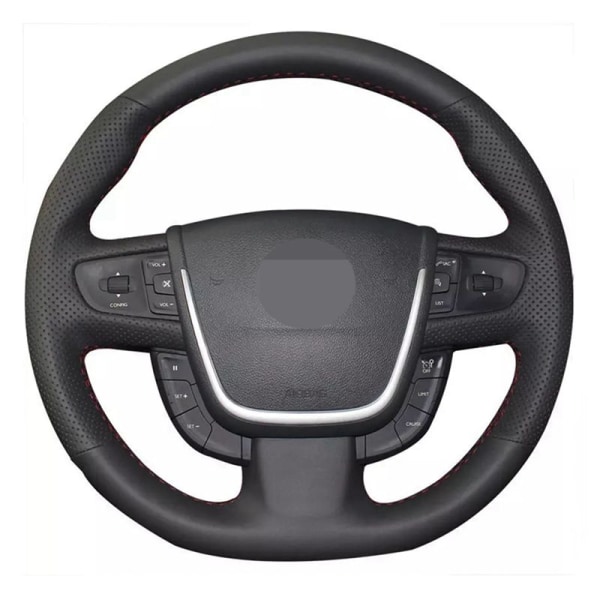 Cover Handsydd mjukt svart konstläder för Peugeot 508 2011-2008 508 SW 2011-2008