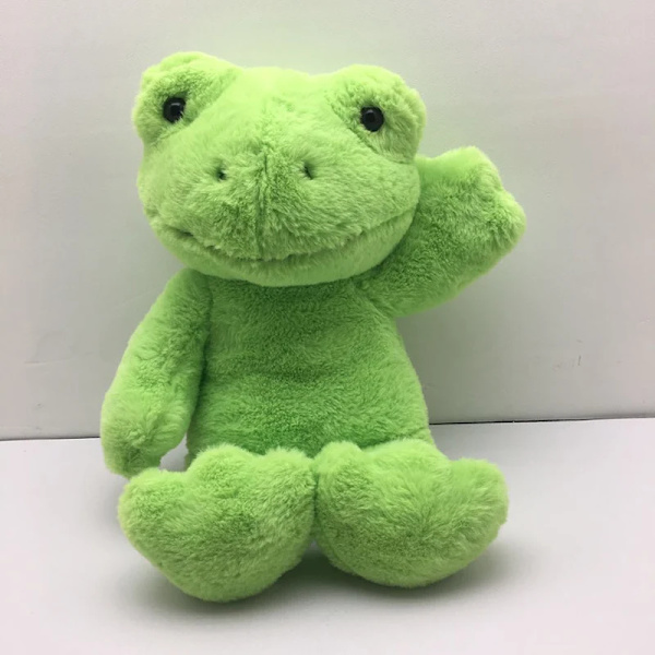 40 cm Grön groda Plyschleksak Bygg en björn Mjuk fylld docka Smile Frog Plyschdocka Leksak Jellycats Högklassig presentrum för barn 35CM