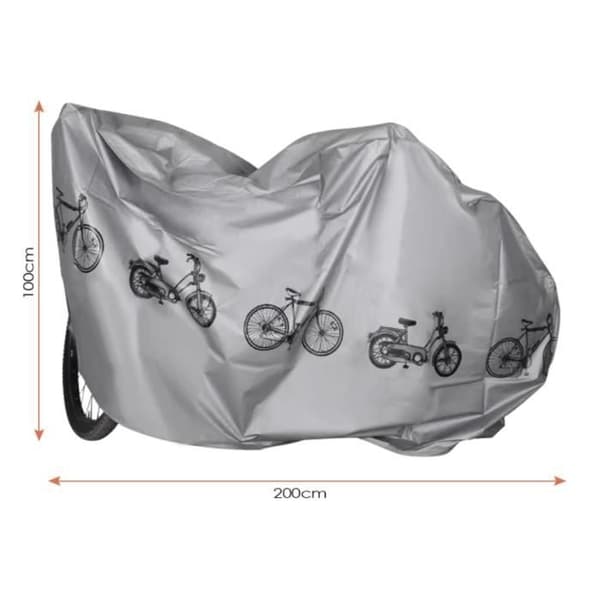 Cykelovertræk - Uspecificeret - 2 Stykker - Vandtæt - PEVA - Universal