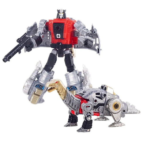 BPF Dinoking Dinobot G1 Transformation Dinosaurier Action Figur Leksaker Modell Grimlock Slag Slam Snarl Swoop Deformation Bilrobot BPF Sludge no box
