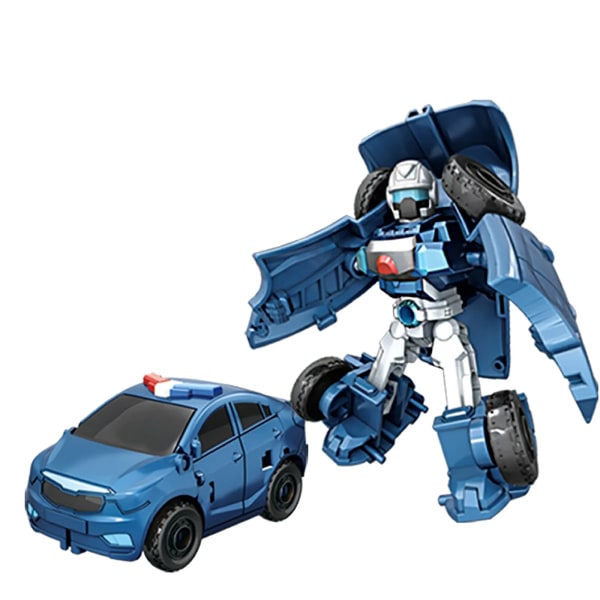 Transformation Robot Kit Games 5 In 1 One Step Deformation Model Deformered Car 17cm Bästa födelsedagspresenter för pojkar Barn Leksak Juguete Blue