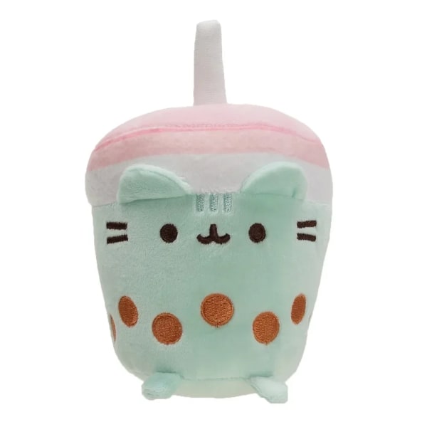 15 cm Kawaii Pusheen Barn Plysch Leksaker Tecknad Anime Figurer Kex Munk Regnbåge Katter Födelsedag Julklappar Rumsdekoration Milk Tea Cat 18cm 15cm