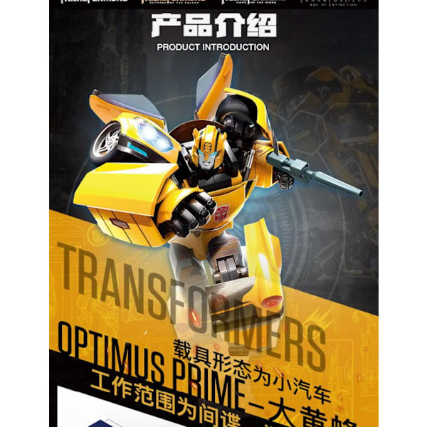 Original Hasbro Transformers Windstorm Series Optimus Prime Bumblebee Starscream Megatron Grimlock Action Figur Leksaker Modell Present Megatron