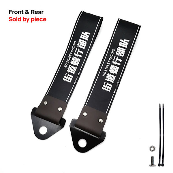 27 cm dragrep, högt motstånd, för racerbilssläp, universal dragrem, släpvagns stötfångarrem för gift sked No Street Racing
