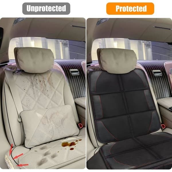 Bilskydd - NETBOAT - Set om 2 - ISOFIX-kompatibla - Universalstorlek - Svart