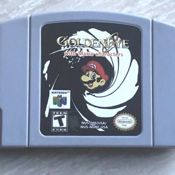 N64 Gaming Card Series 64 Bit Mary Rook Mario Kart Super smash party USA Version N64 Video Game Cartridge Card English Language GOLDEN EYE