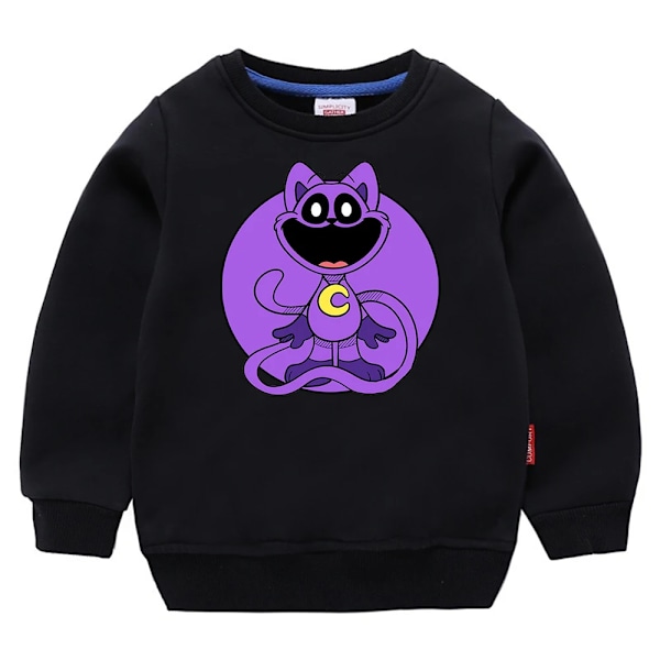 Leende Critters Sweatshirts Barn Tecknad Game Print Toppar Barn Casual Sportig Långärmad Topp Barn Höst Vinterkläder BB191 100