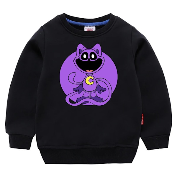 Leende Critters Sweatshirts Barn Tecknad Game Print Toppar Barn Casual Sportig Långärmad Topp Barn Höst Vinterkläder BB192 110