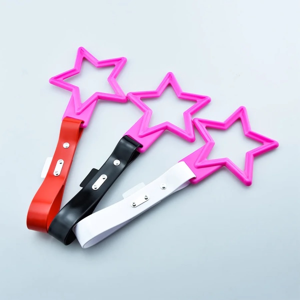Tsurikawa gul/svart/rosa/vit stjärnhandtag Dragonne LUEUR DRIVE CHANDRY CHARGE CHOCK VARNING White-Black