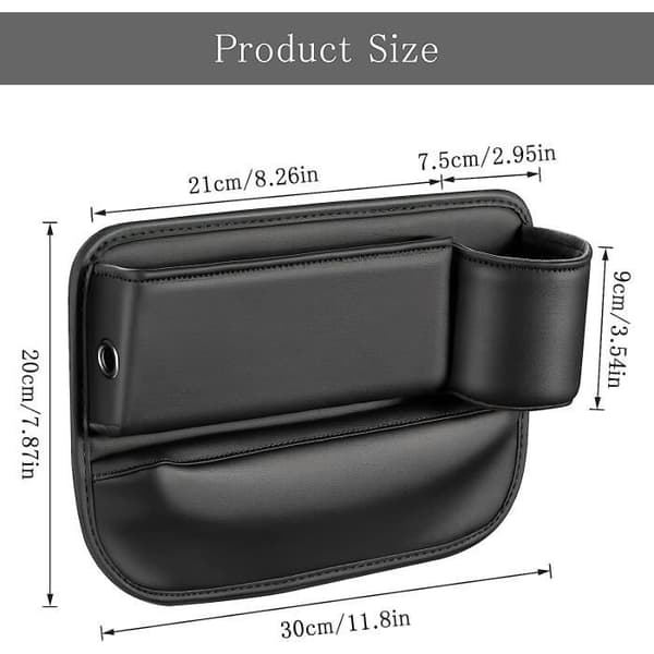 Bilsätes Gap Organizer, Bilsätes Gap Förvaringslåda, Bilsätes Gap Organizer, Bilsätes Gap Organizer