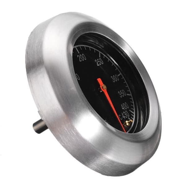 Analogt stegetermometer i rustfrit stål til BBQ udendørs røgning, termometer til grill 60-430℃