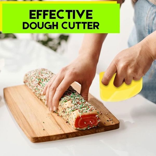 Deigkutter, deigskrape, brødkutter, verktøy for brødbaking, kakeskrape, konditorskrape, bakeutstyr