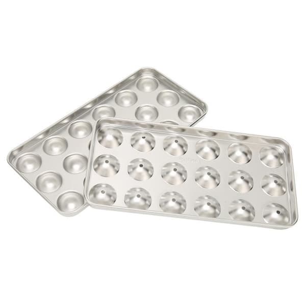 Isform - BEL - Rund Isbitsbricka - 304 Rostfritt Stål - Giftfri - Hög Kvalitet