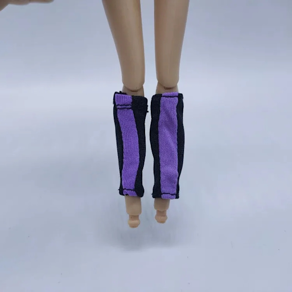 kläderna strumpor handskar tillbehör 30cm docka mode cool docka gymnasiedocka PURPLE