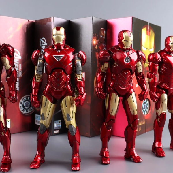 ZD Toys Iron Man Series Joint Movable MK1 MK2 MK3 MK4 MK5 MK6 MK7 MK42 MK43 MK50 Film Action Figur 7 Inches Mark Dolls ZD MK43