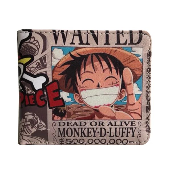 One Piece Plånbok Luffy Coin Money Clips Roronoa Zoro Handväska Söt tecknad figur Print Korthållare Piccolo Accessoeris Pojkar Presenter One piece-1