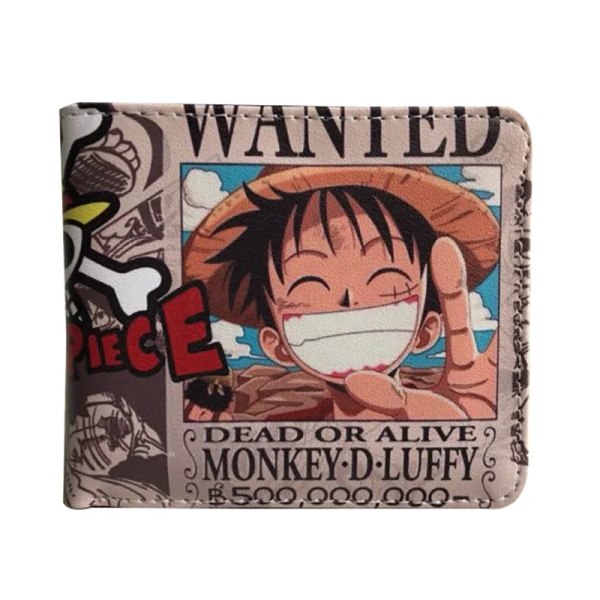One Piece Plånbok Luffy Coin Money Clips Roronoa Zoro Handväska Söt tecknad figur Print Korthållare Piccolo Accessoeris Pojkar Presenter One piece-2