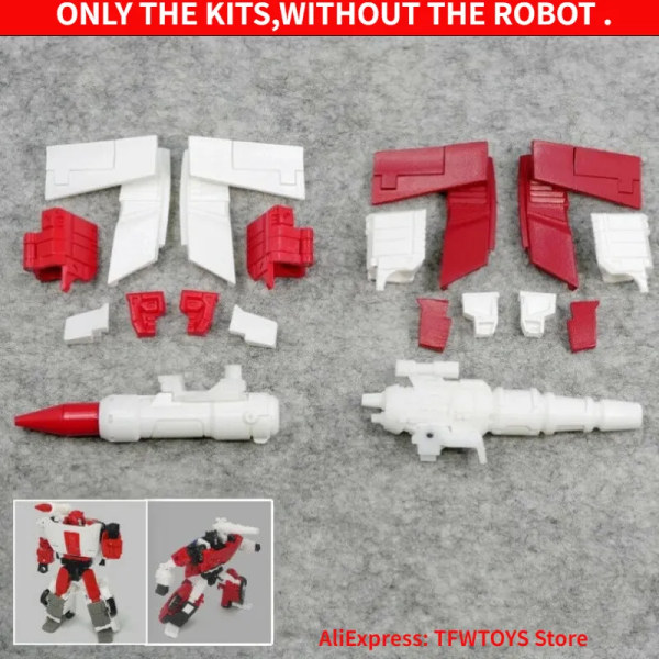 Shoulder Gun Filler Tail Spoiler Upgrade Kit For Kingdom Sideswipe Red Alert For Red Alert