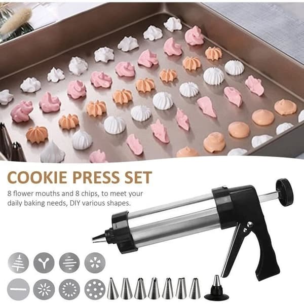 Kakepresse Baking Kit for Rustfritt Stål Form Maker Dekorasjoner for Kakemaskin A975