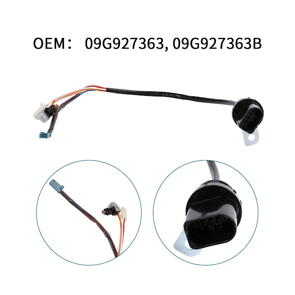Växellåda 6-polig intern kabelstam Trans Solenoid 09G / TF60 /61SN för Audi TT Beetle CC Golf Jetta Passat 09G927363B