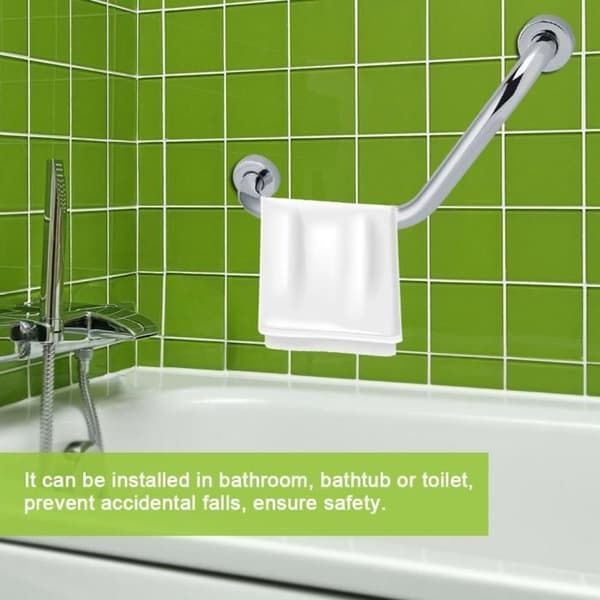 Tykkere sikkerhedsgreb i rustfrit stål til badeværelse, badekar, bruser, toilet - MOO