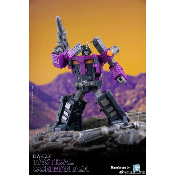 【I lager】 NYHET DR. WU Transformation DW-E23 DW-E23T DW-E23D DW-E23B DW-E23P MINI Magnus Tactical Commander G1 Action Figur 6cm Only Black Armor