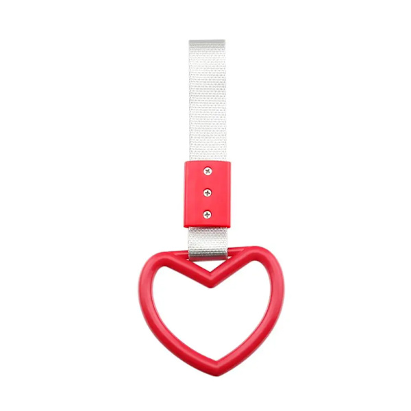 Bogserrep i form av ett hjärta på 23,5 cm, nylon med hög motståndskraft, för racerbilssläp, universal dragrem, bilstil, leksak i slutet Heart 2
