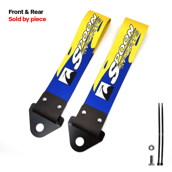 JDM Racing - Universal race dragband, bil dragkrokar, krok för fartjägare, initial HKS SPOON