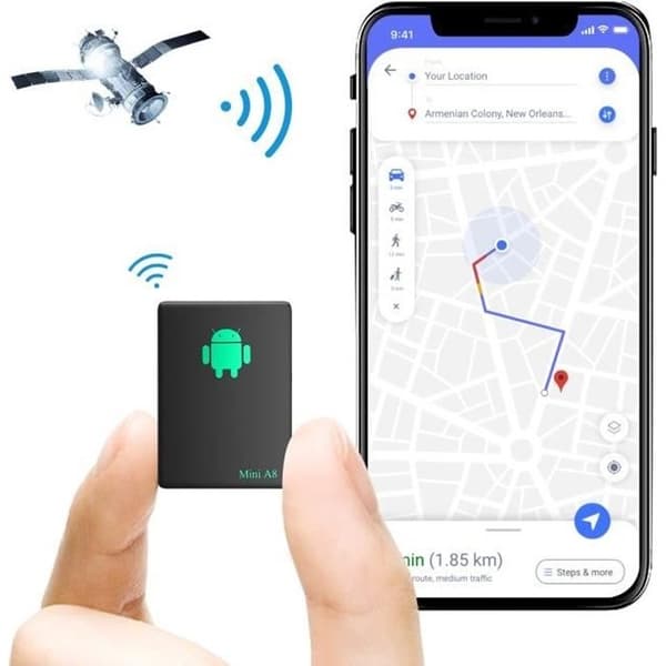 GPS-tracker, Mini GPS-tracker mot stöld, Realtidsspårning, Anti-förlorad GPS-lokaliseringsenhet för väskor [D199790704]