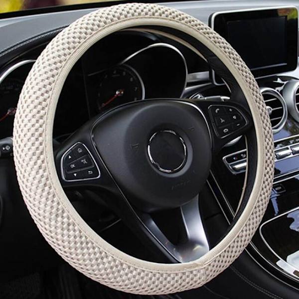 (PP) Universal 37-38cm Slitstark Anti-halk Cover Interiörtillbehör Styrskydd Bilstyling PP