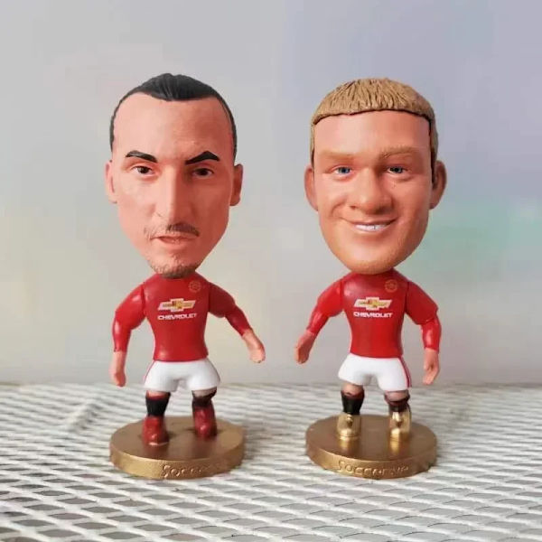 Ny original C.Ronaldo Messi Neymar Mbappe FIFA Cup World Action Figur Tecknad Modell Dockor Dekoration Barn Födelsedag Julklappar 12
