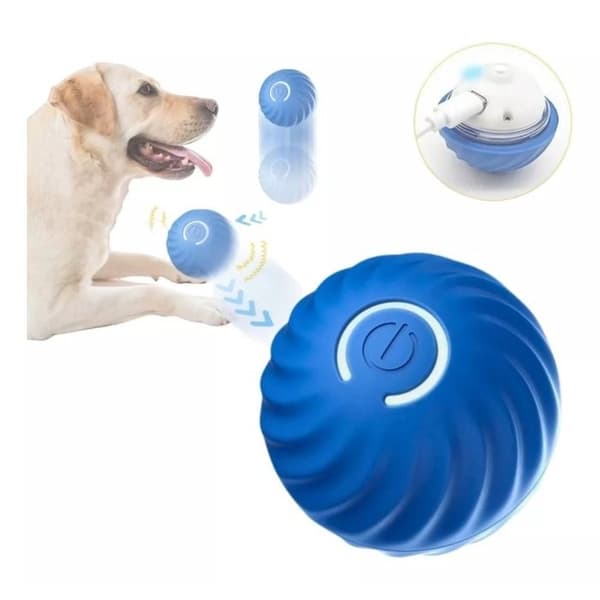 Smart Interaktiv Bold Legetøj til Hunde, Katte, LED, USB
