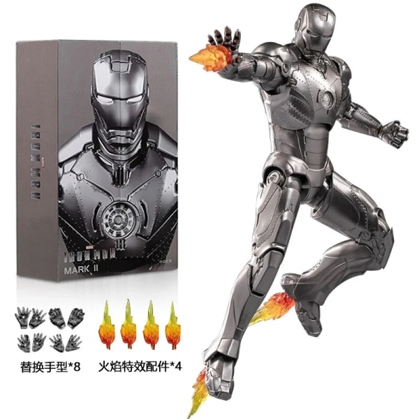 ZD Toys Iron Man Series Joint Movable MK1 MK2 MK3 MK4 MK5 MK6 MK7 MK42 MK43 MK50 Film Action Figur 7 Inches Mark Dolls ZD MK2
